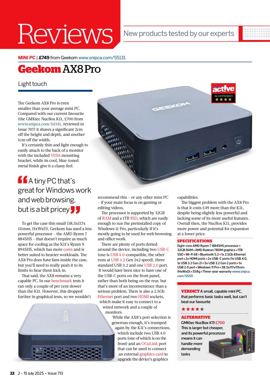 Computer Active Preview Pages