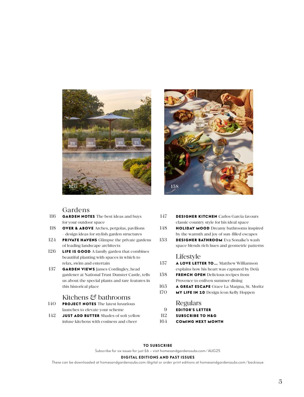Homes & Gardens Preview Pages