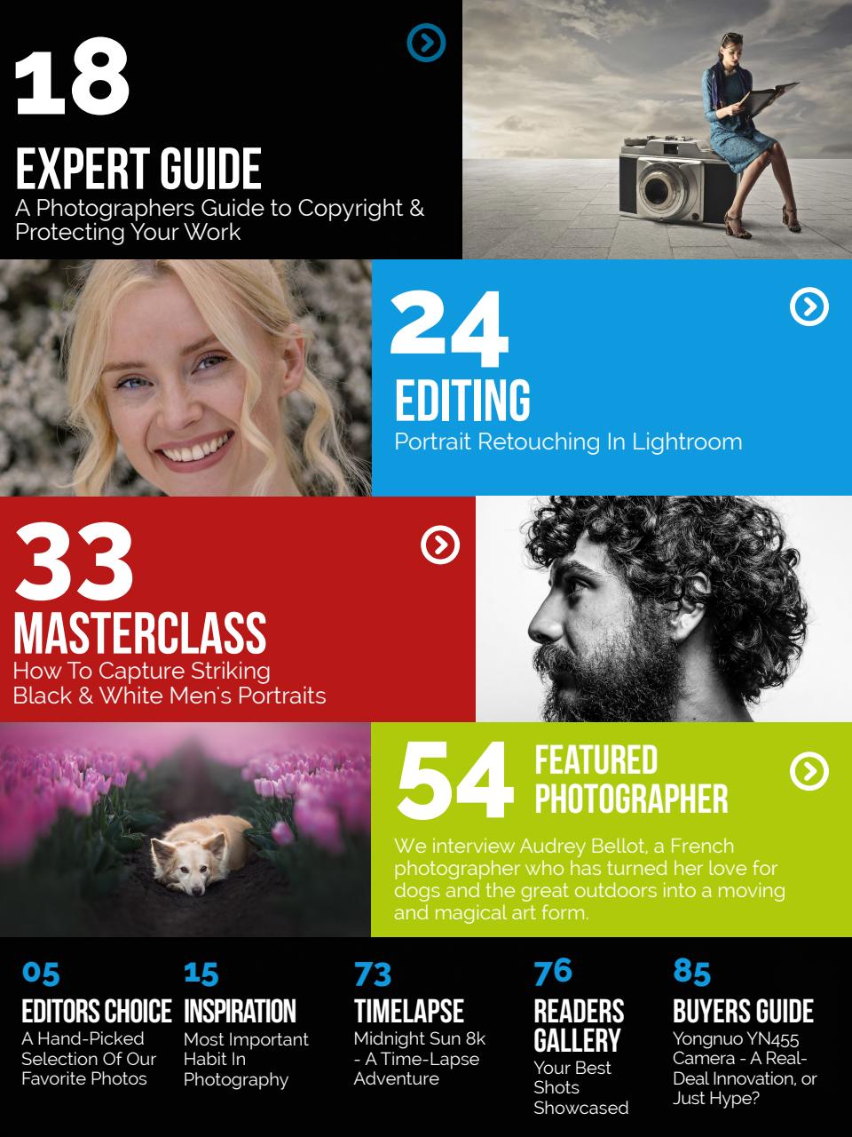 Photography Masterclass Magazine Preview Pages