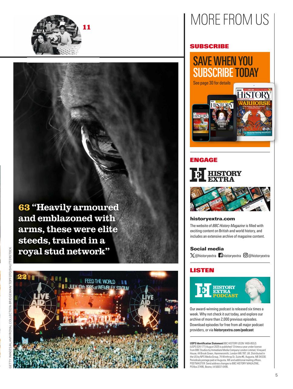 BBC History Magazine Preview Pages