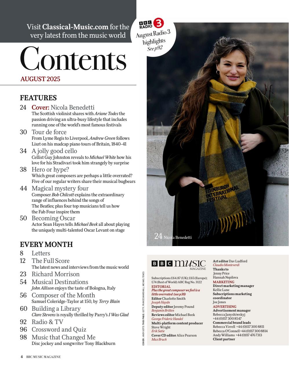 BBC Music Magazine Preview Pages