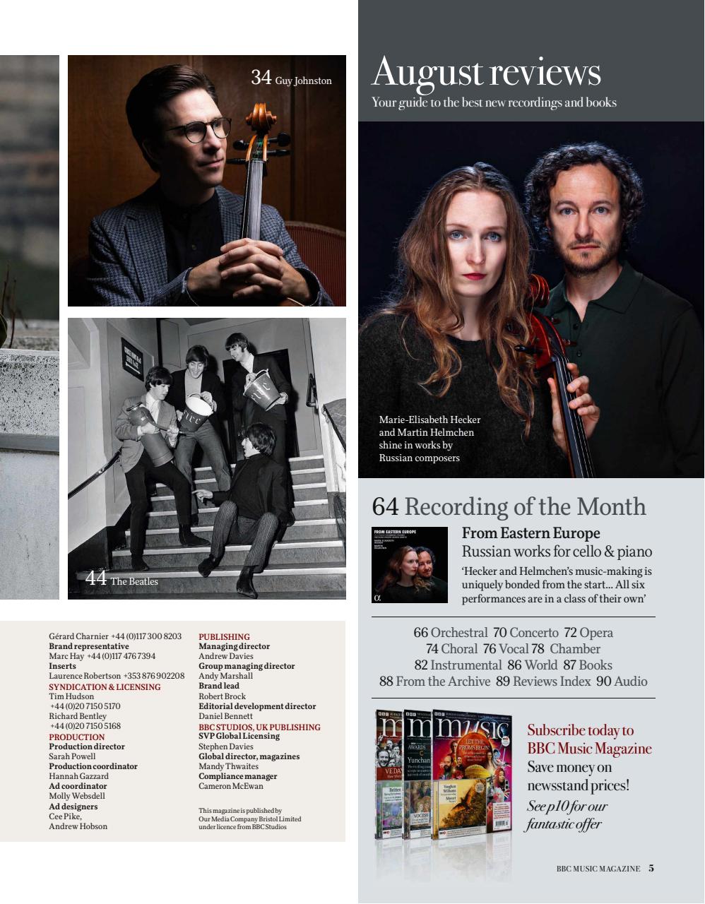 BBC Music Magazine Preview Pages