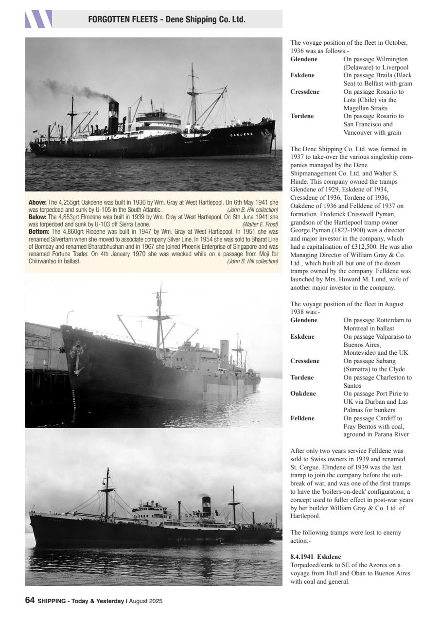 Shipping Today & Yesterday Preview Pages