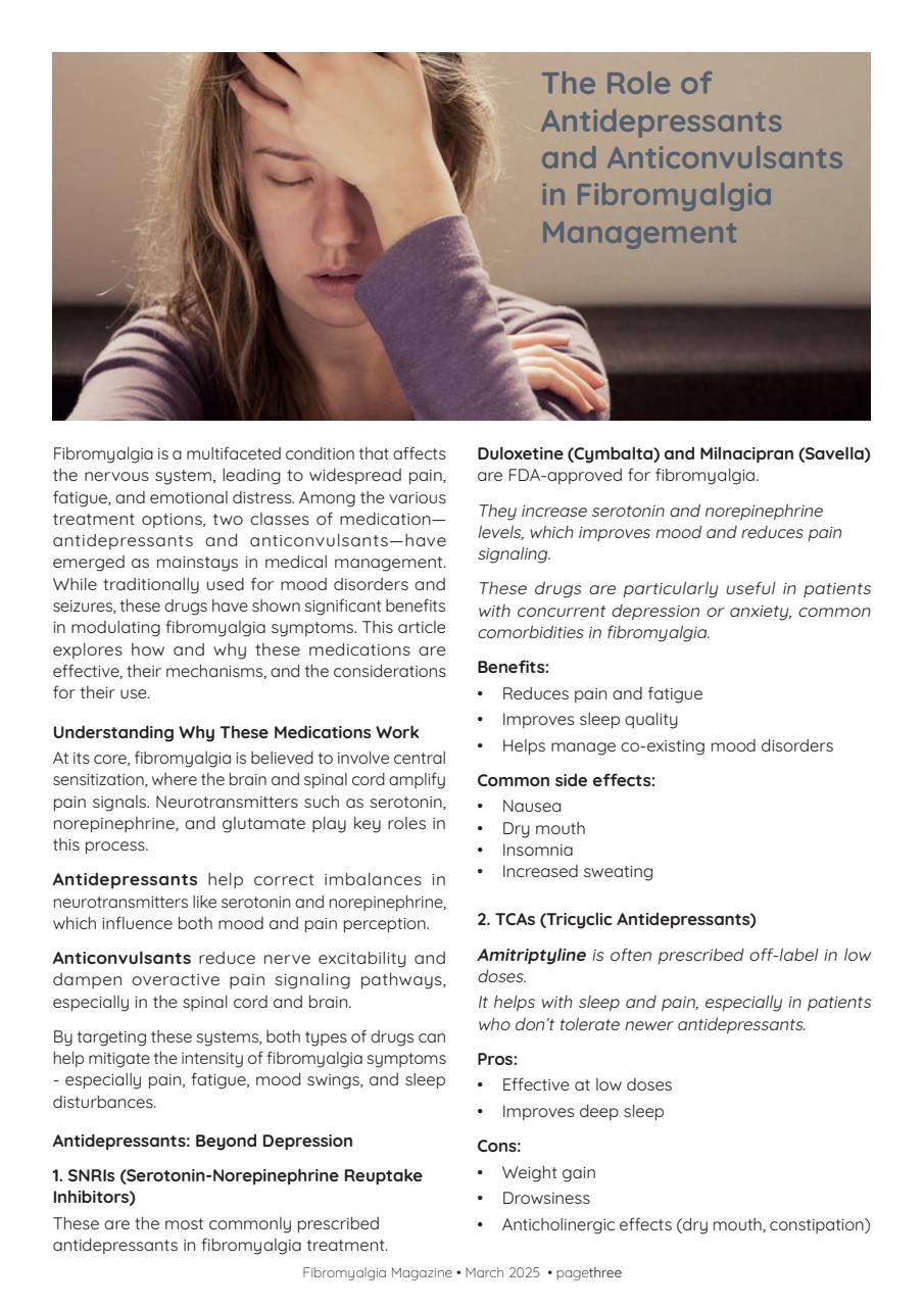 Fibromyalgia Magazine Preview Pages