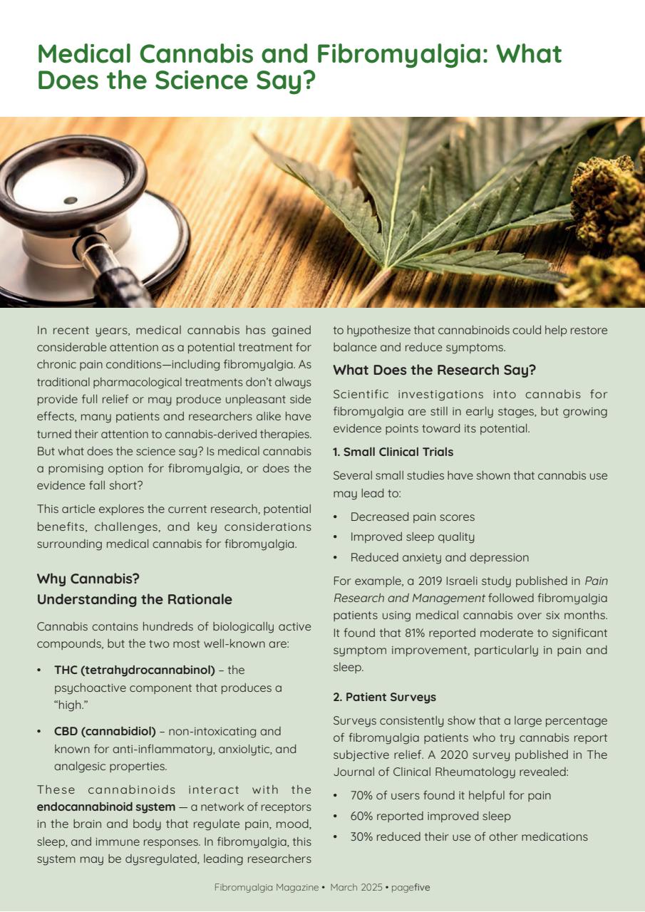 Fibromyalgia Magazine Preview Pages