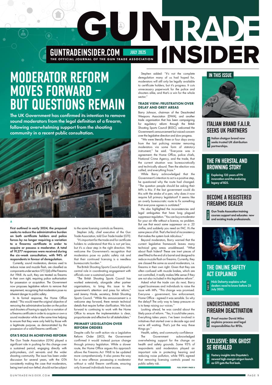 Gun Trade Insider Preview Pages