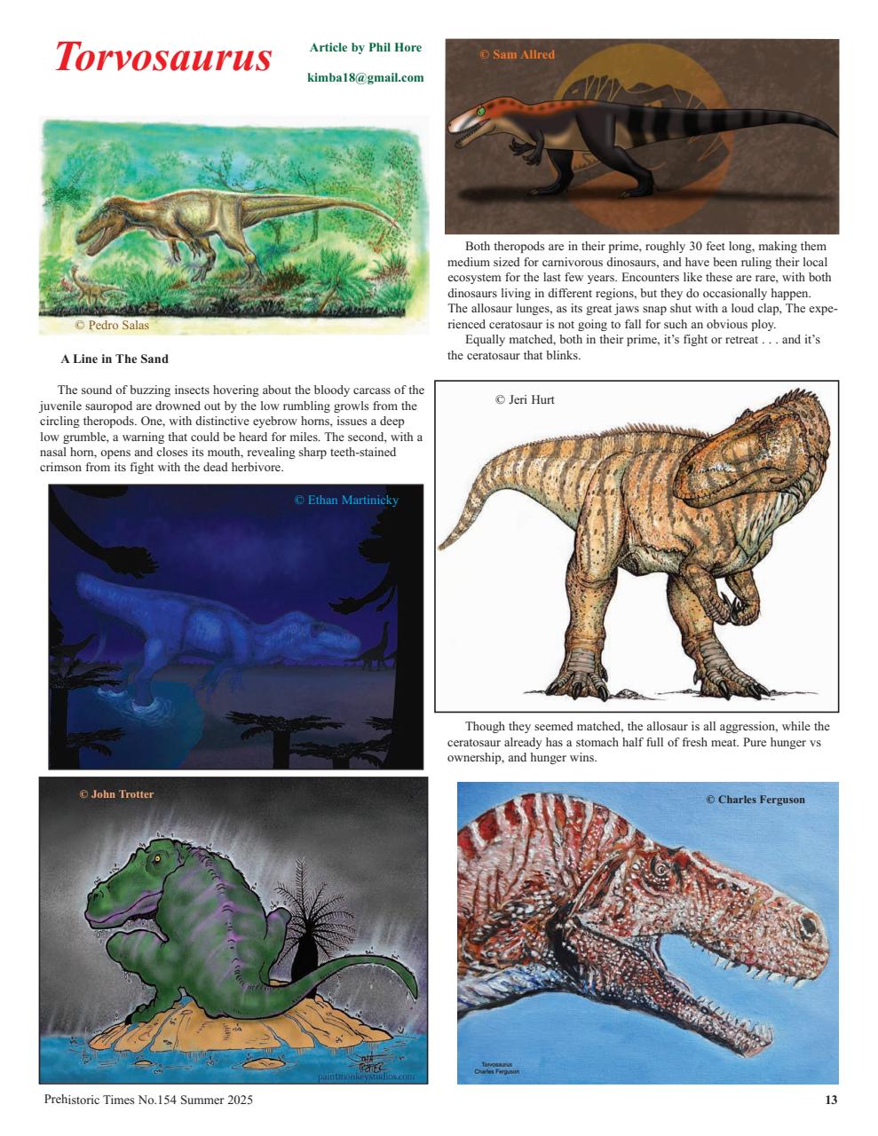Prehistoric Times Preview Pages