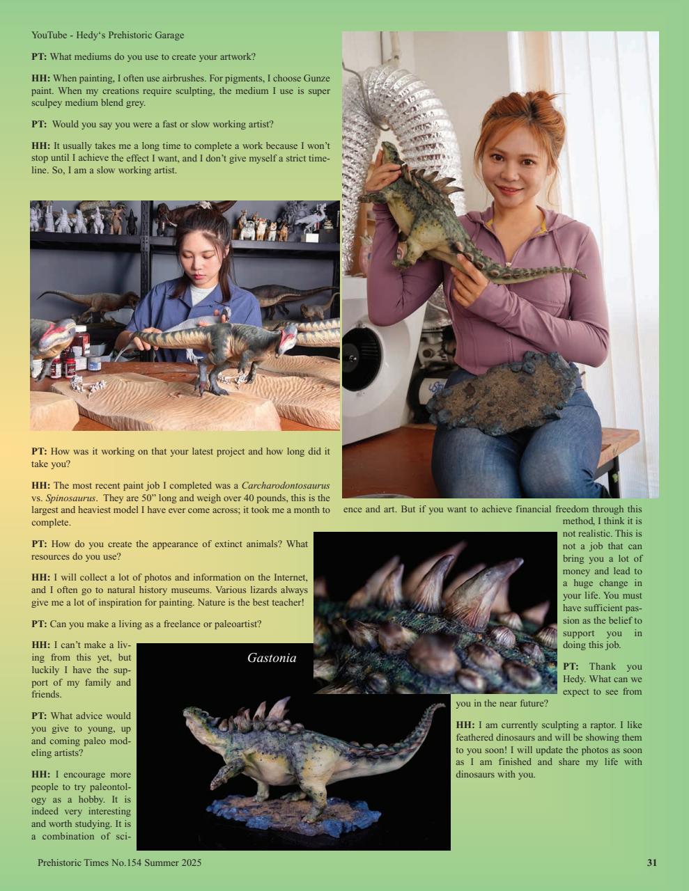 Prehistoric Times Preview Pages