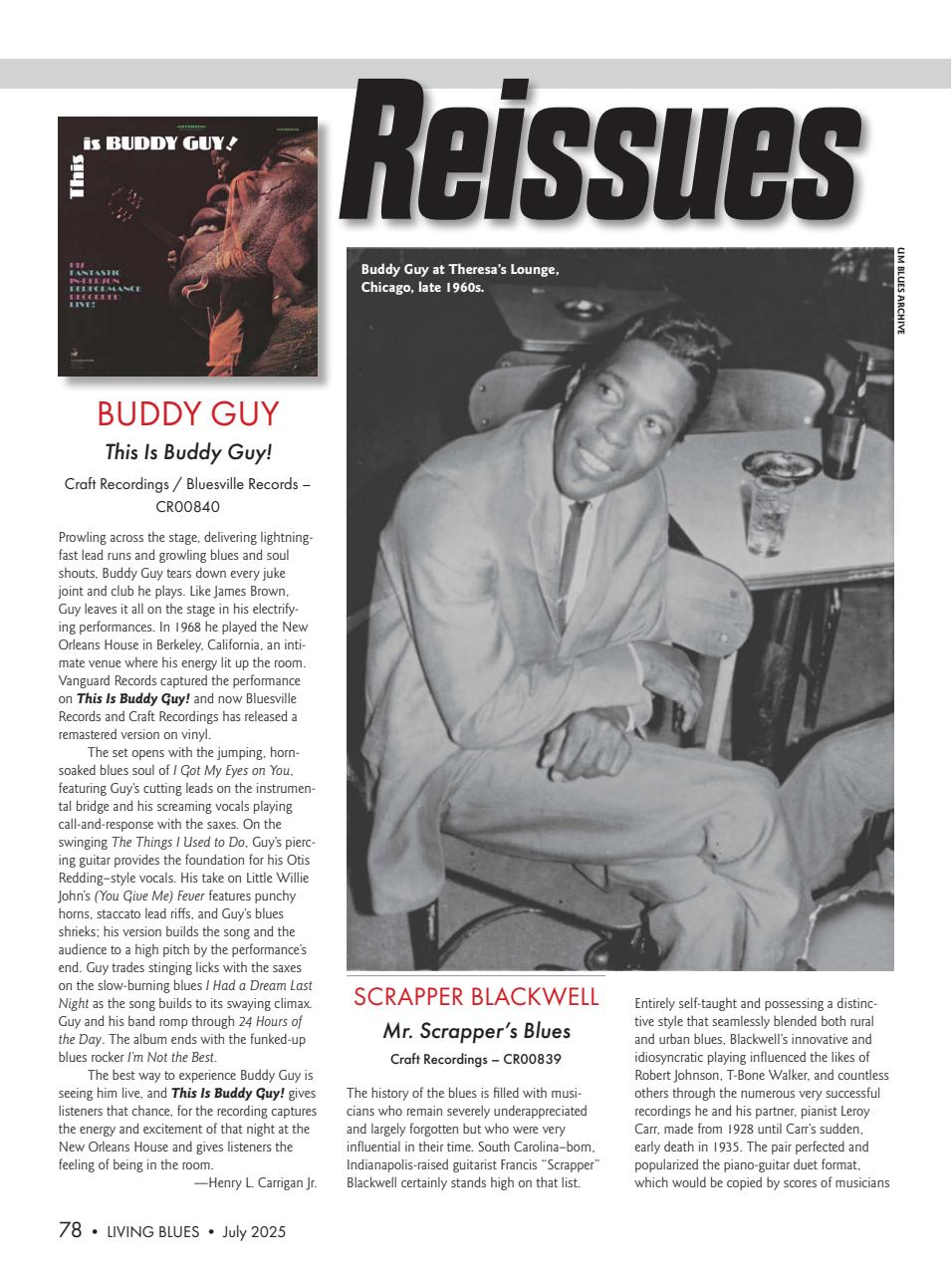 Living Blues Preview Pages