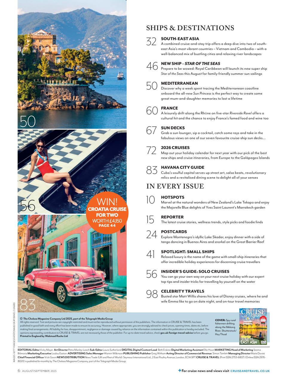 Cruise & Travel Preview Pages