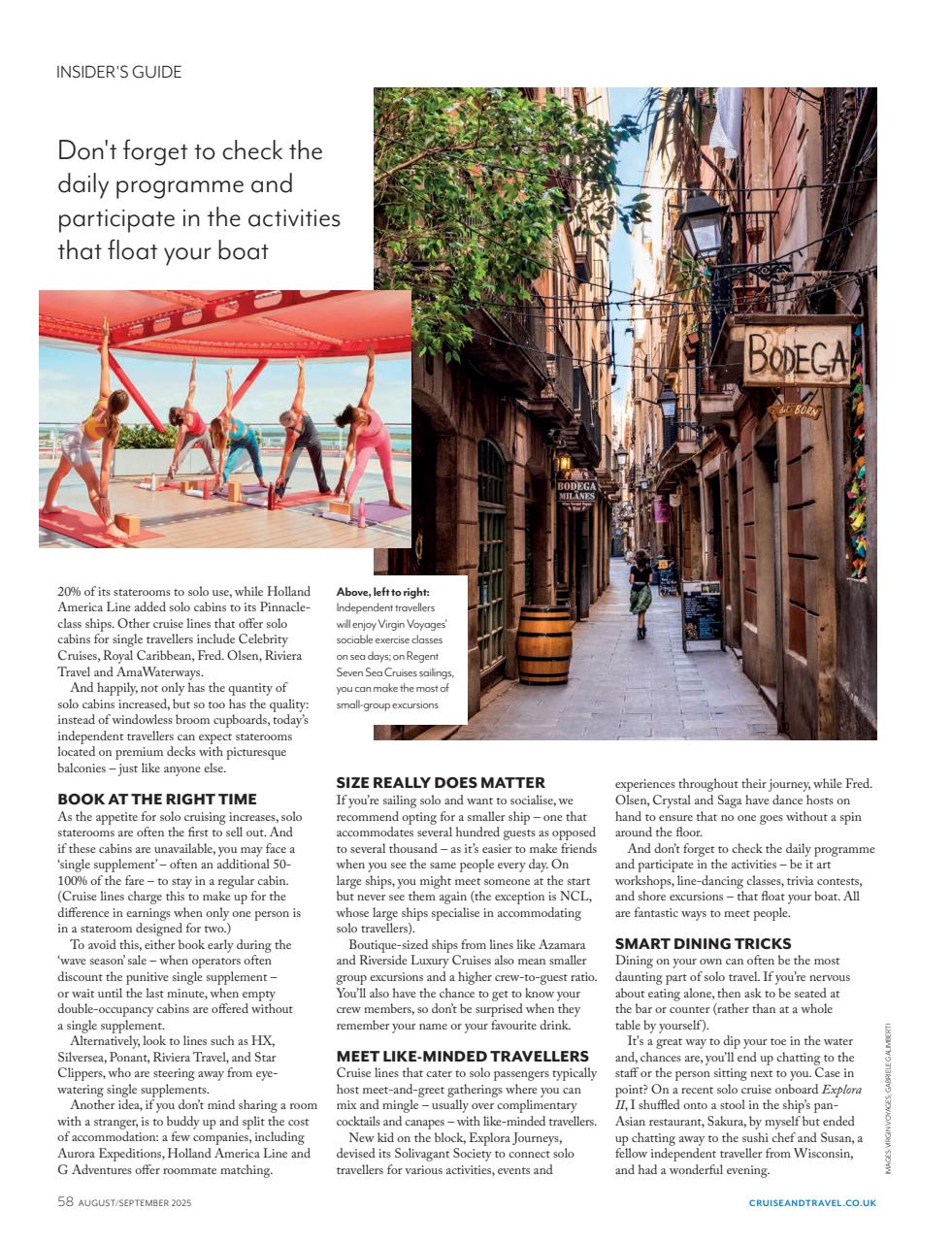 Cruise & Travel Preview Pages