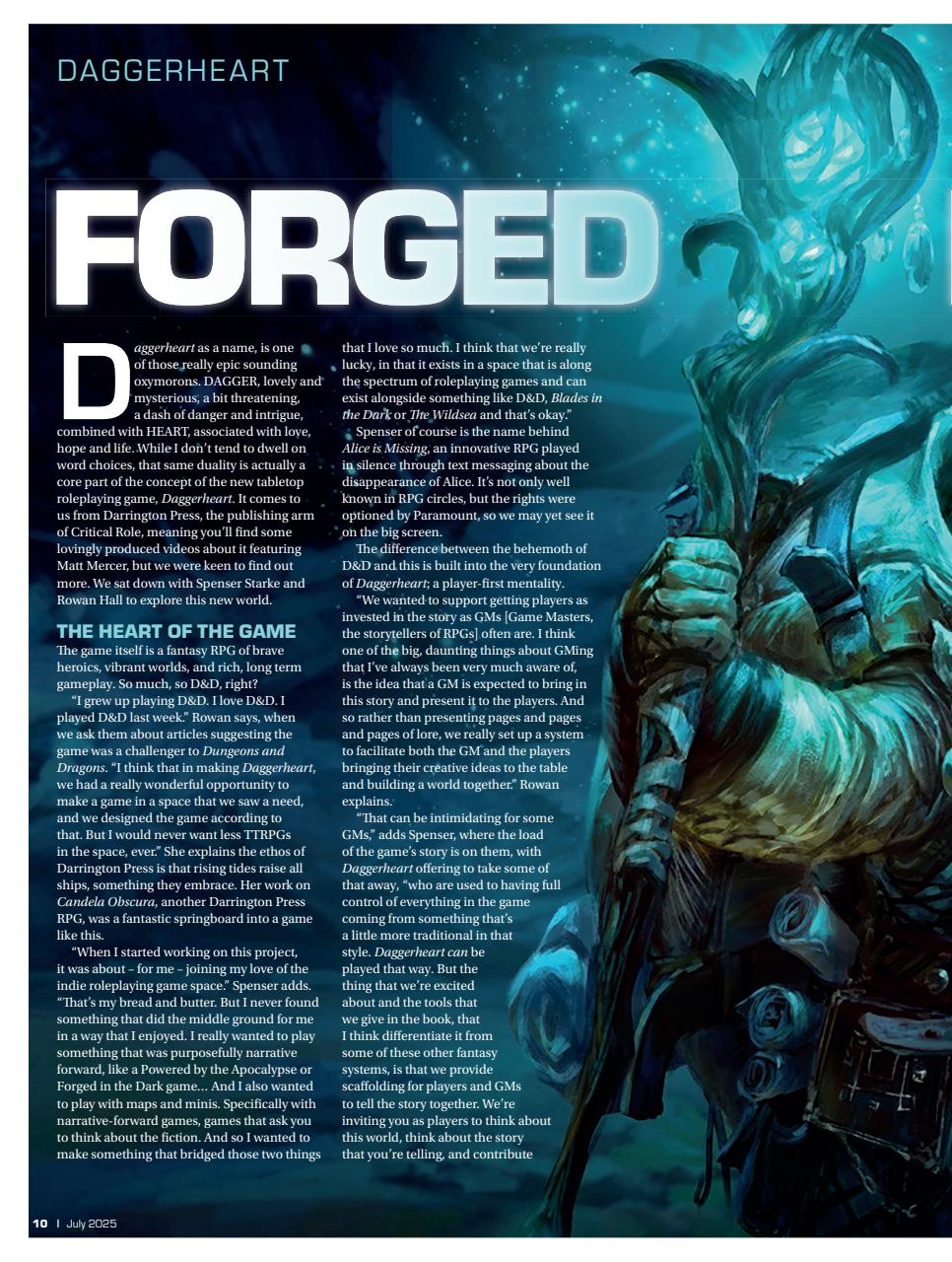 Tabletop Gaming Preview Pages