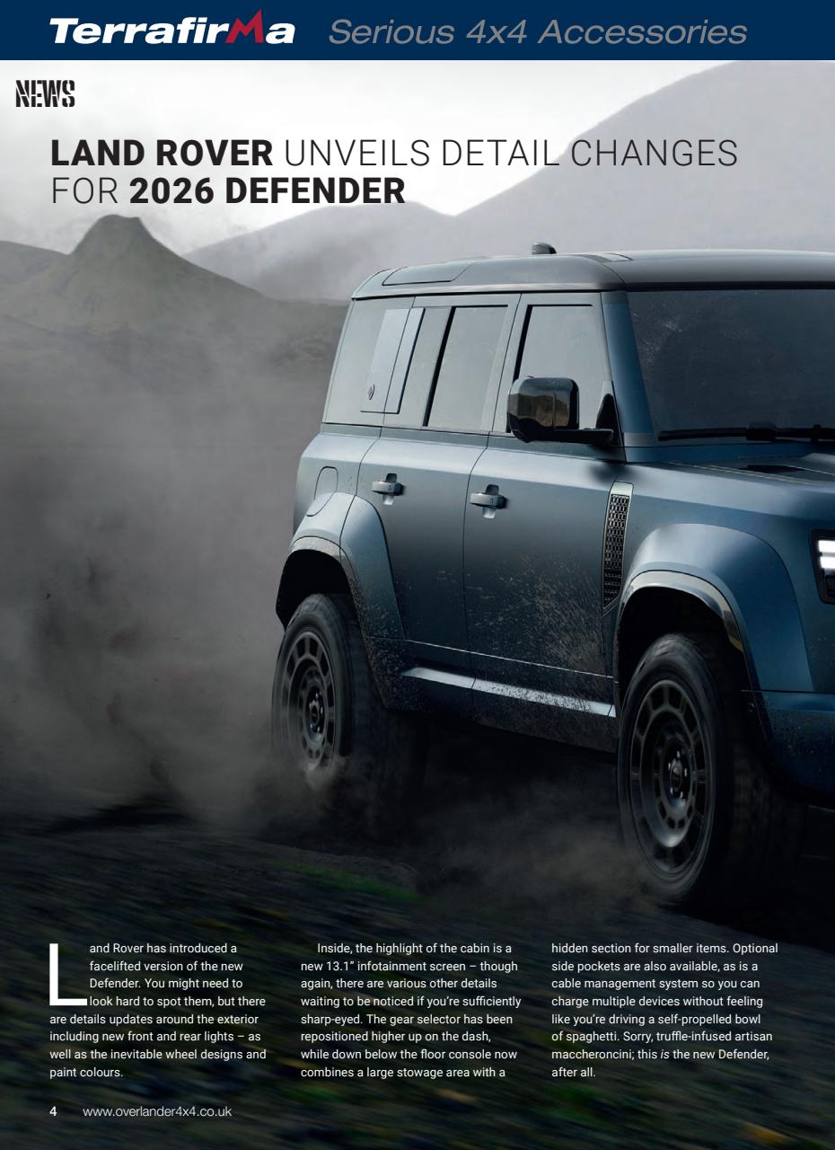 Overlander 4X4 Preview Pages