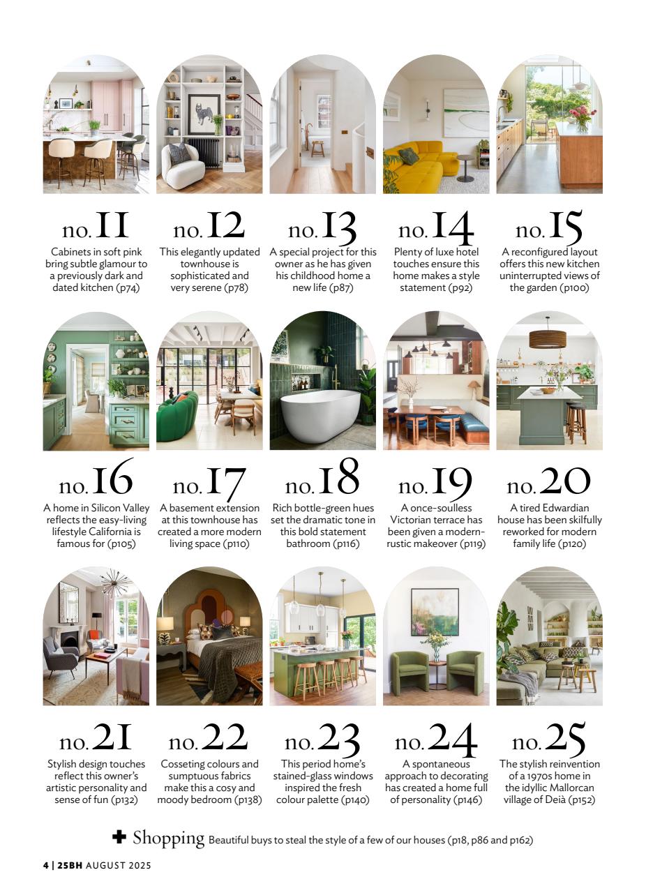 25 Beautiful Homes Preview Pages