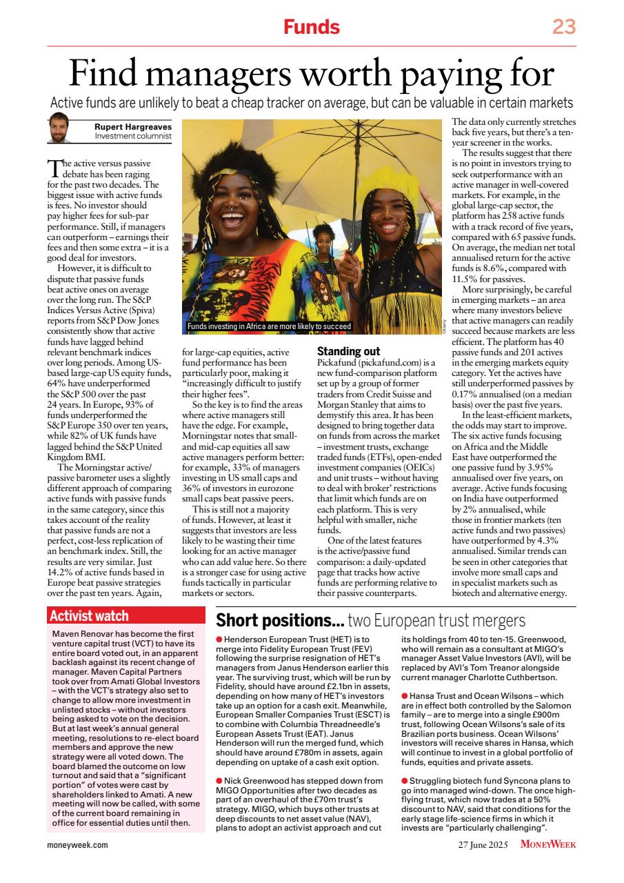 MoneyWeek Preview Pages