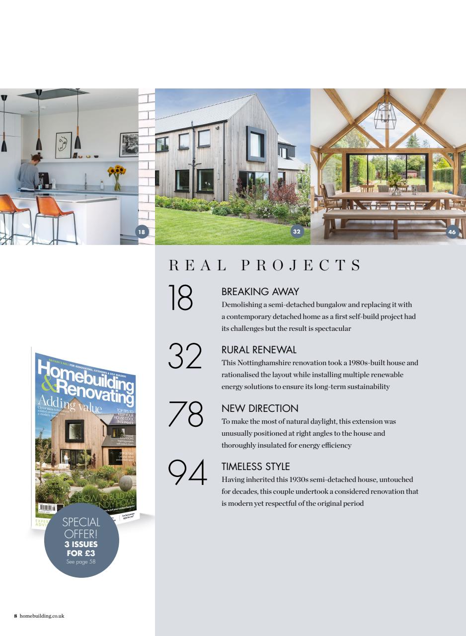 Homebuilding & Renovating Magazine Preview Pages