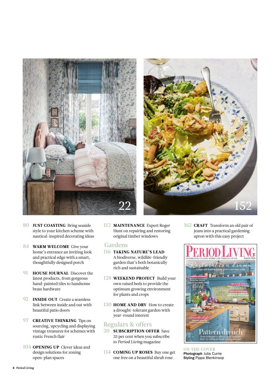Period Living Magazine Preview Pages