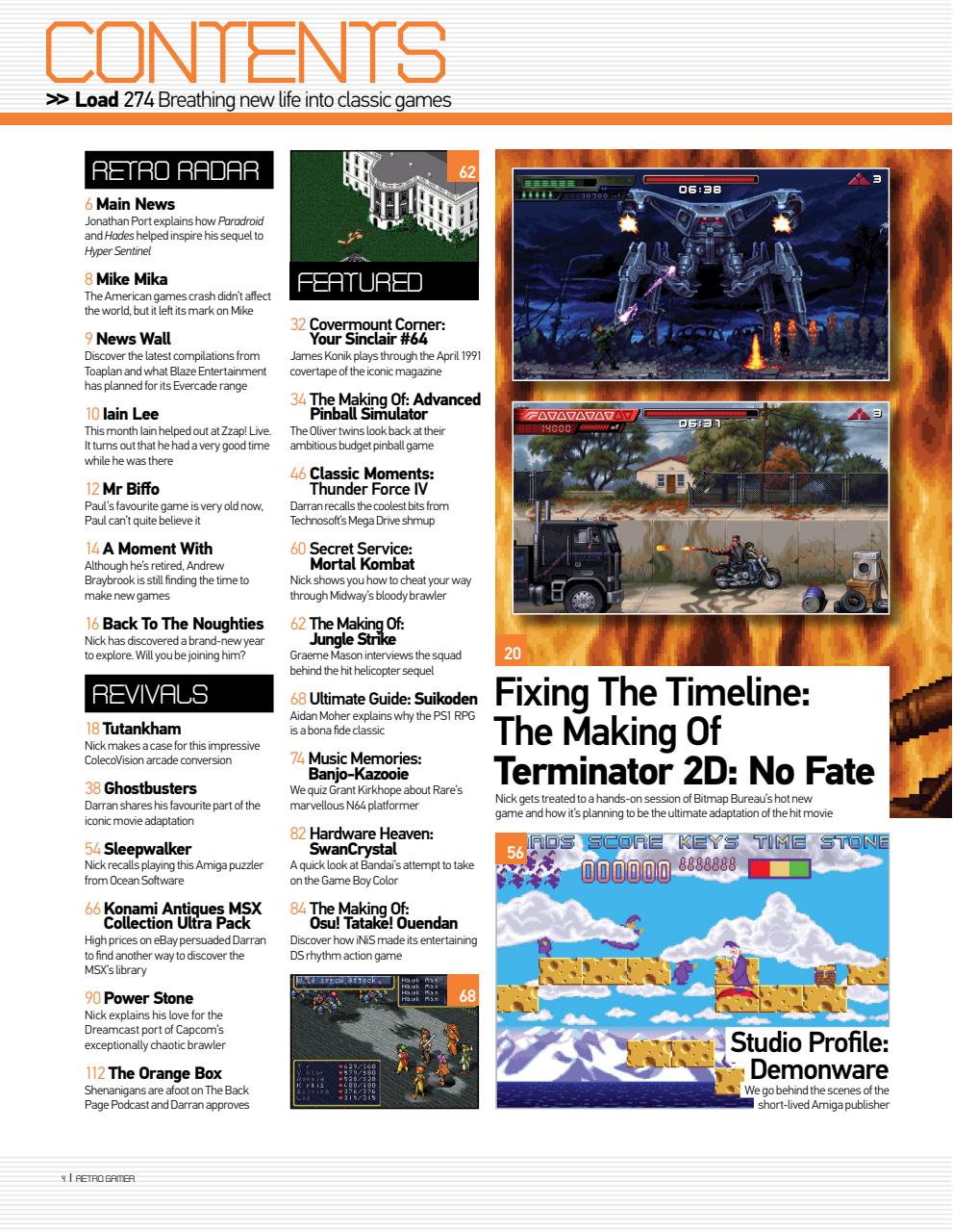 Retro Gamer Preview Pages