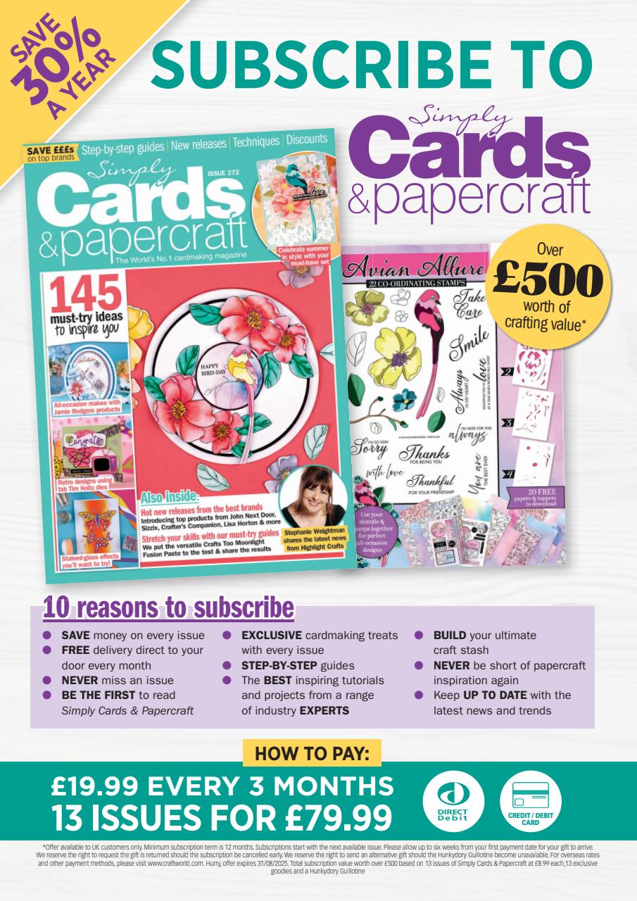 Simply Cards & Papercraft Preview Pages