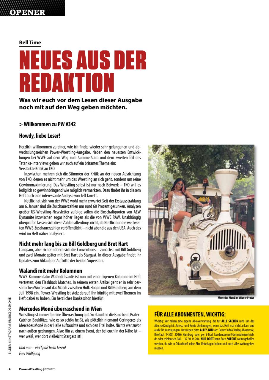 Power-Wrestling Preview Pages