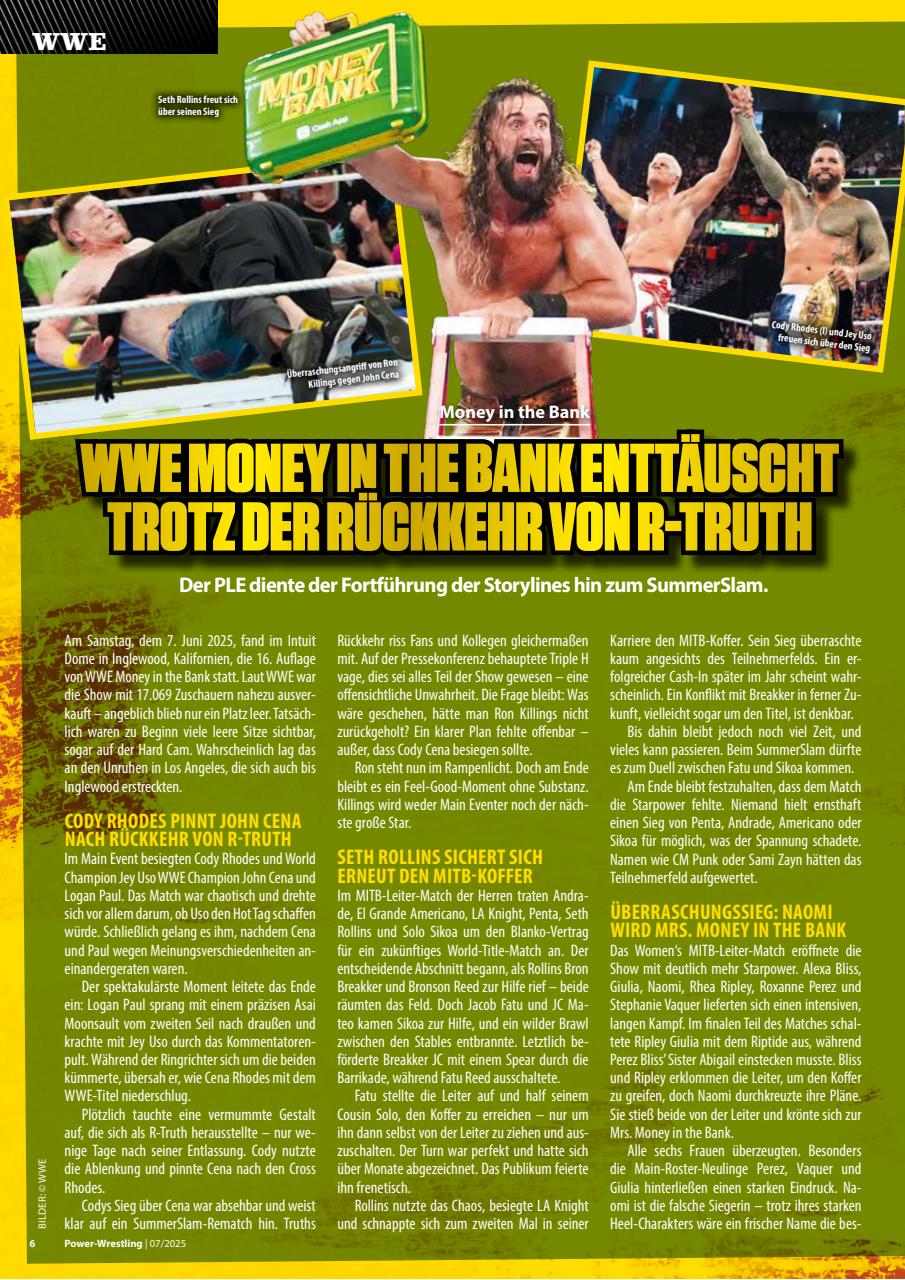 Power-Wrestling Preview Pages