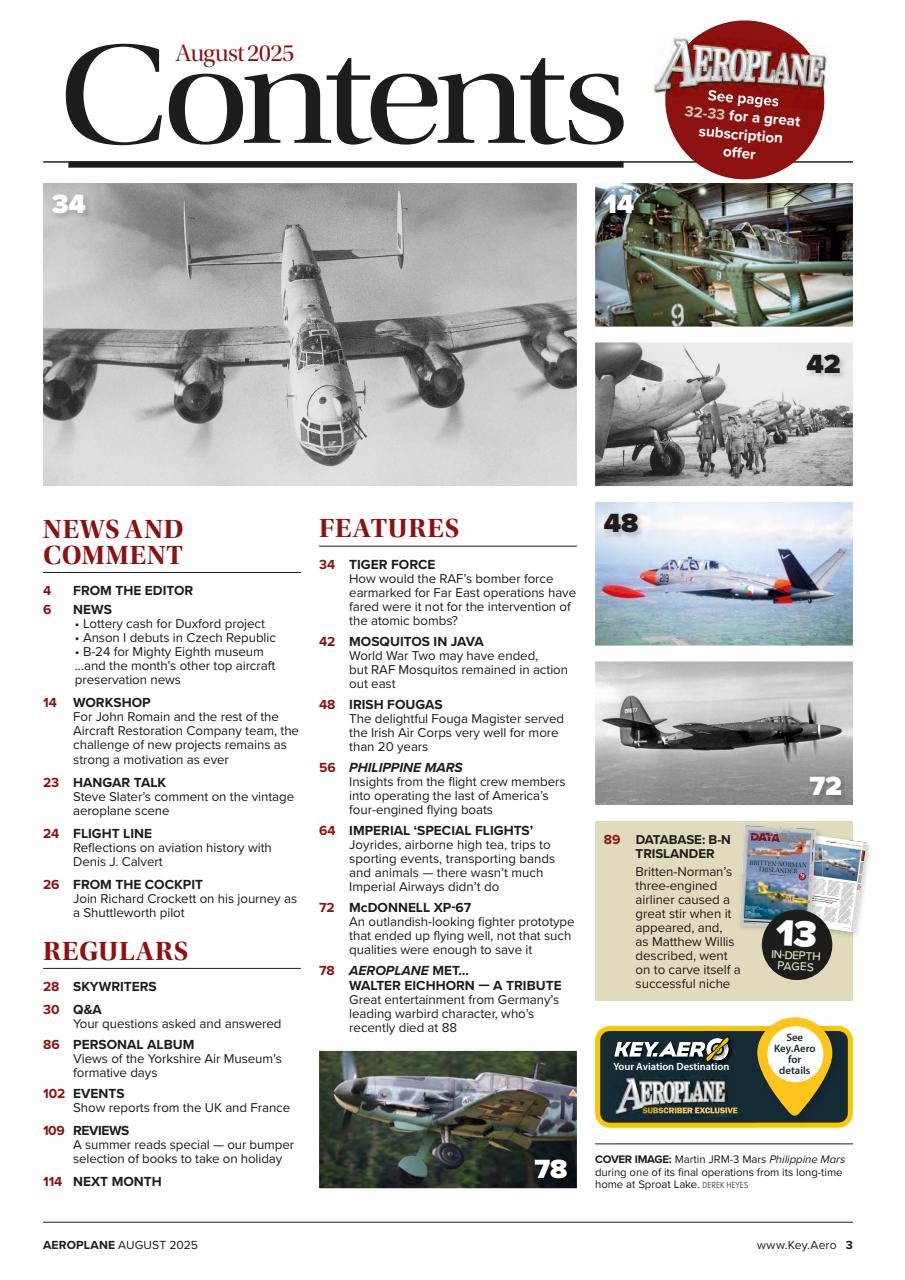 Aeroplane Preview Pages