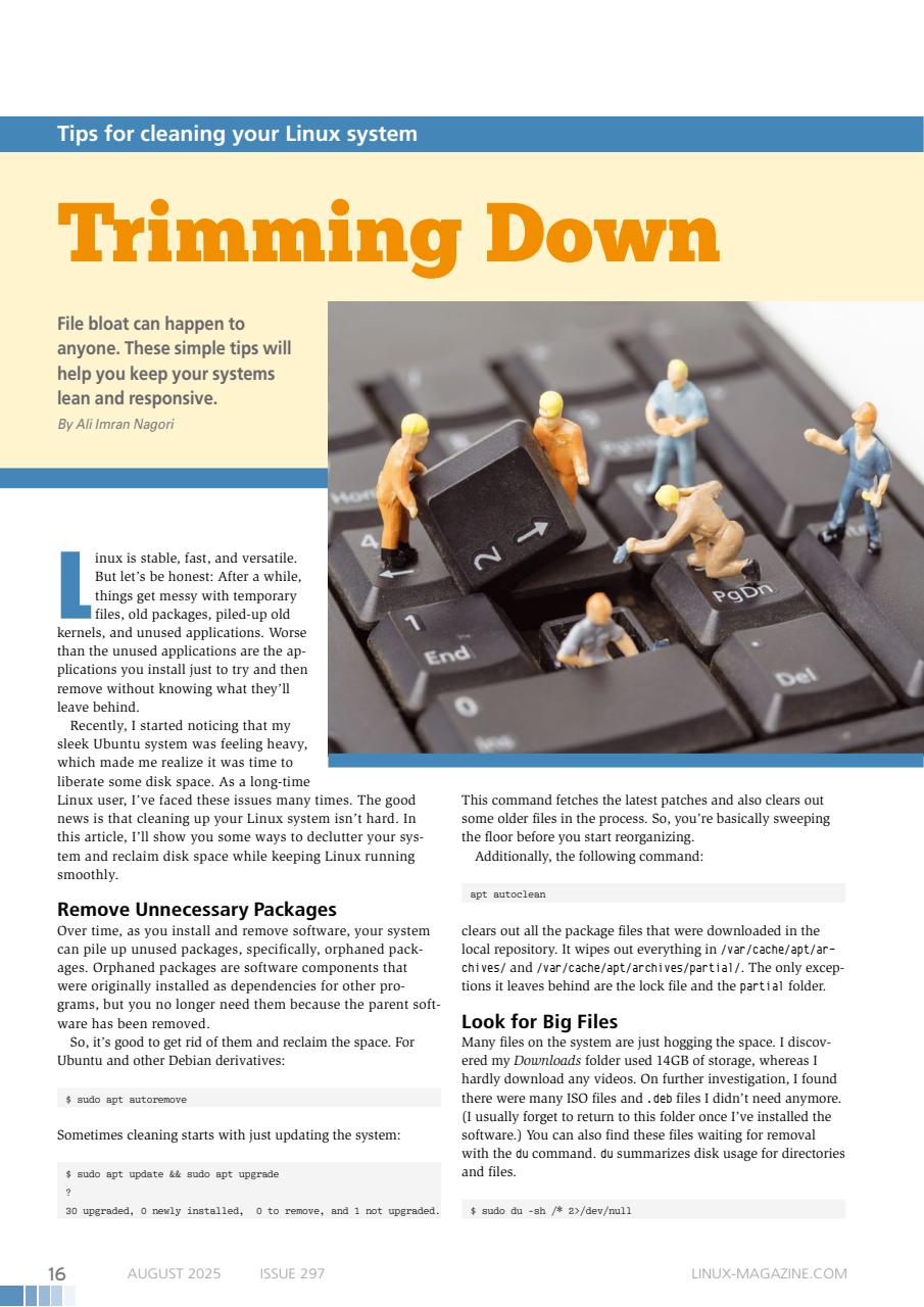 Linux Magazine Preview Pages