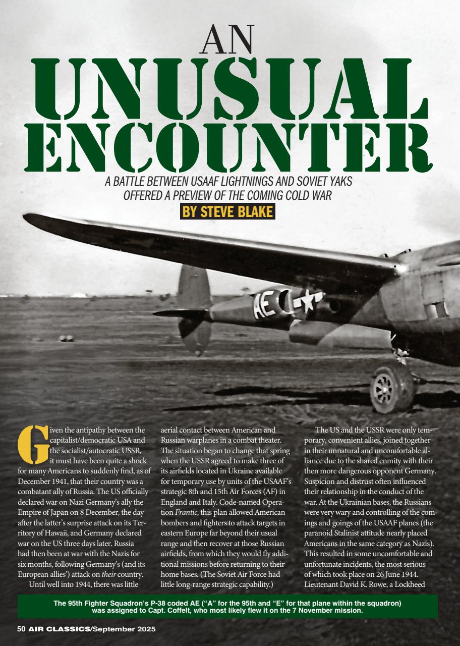 Air Classics - Where History Flies Preview Pages