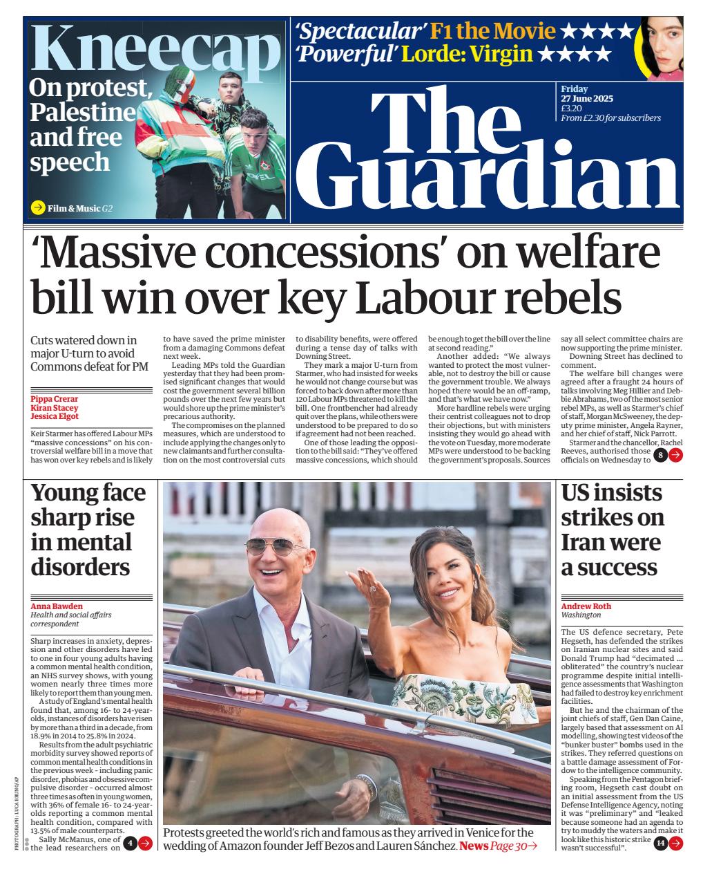 The Guardian Newspaper Preview Pages
