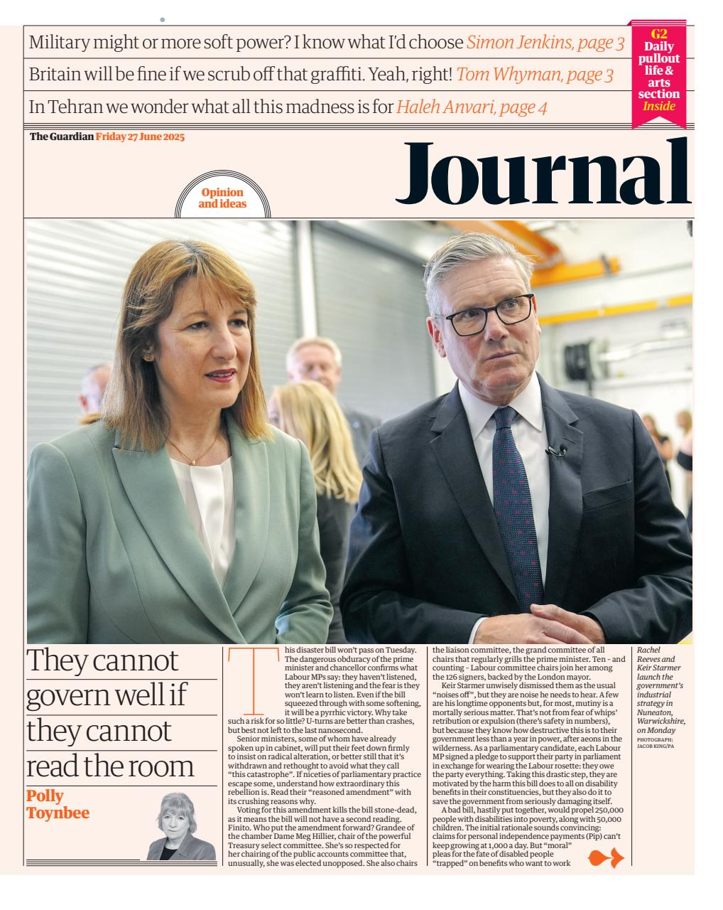 The Guardian Newspaper Preview Pages