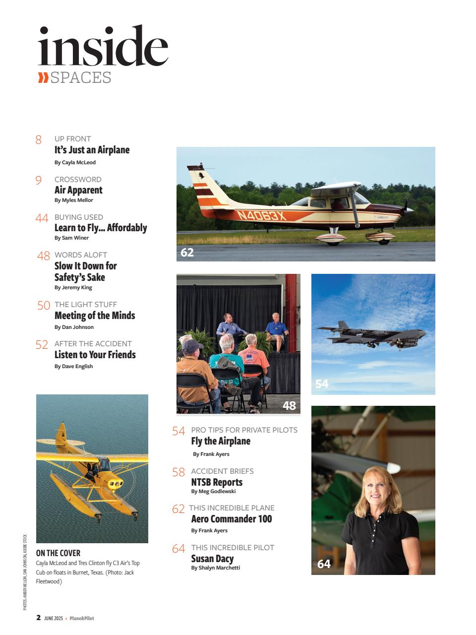 Plane & Pilot Preview Pages