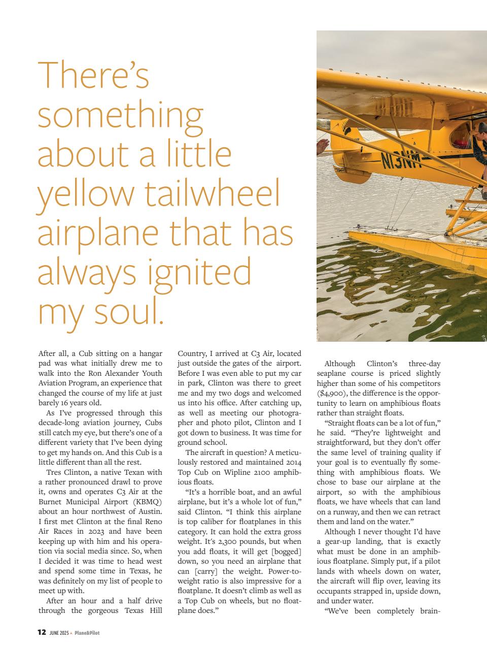 Plane & Pilot Preview Pages