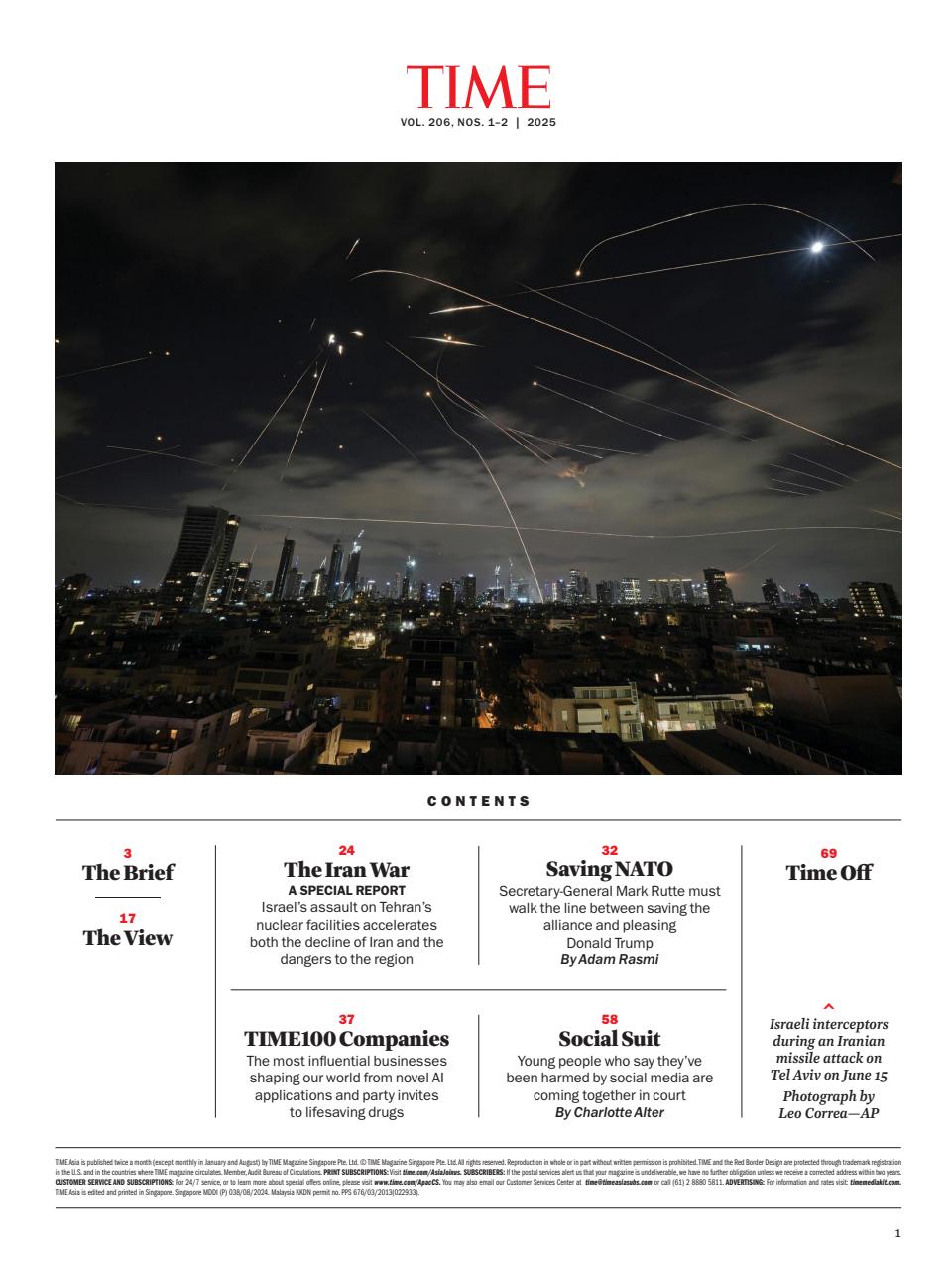 TIME Magazine Asia Preview Pages