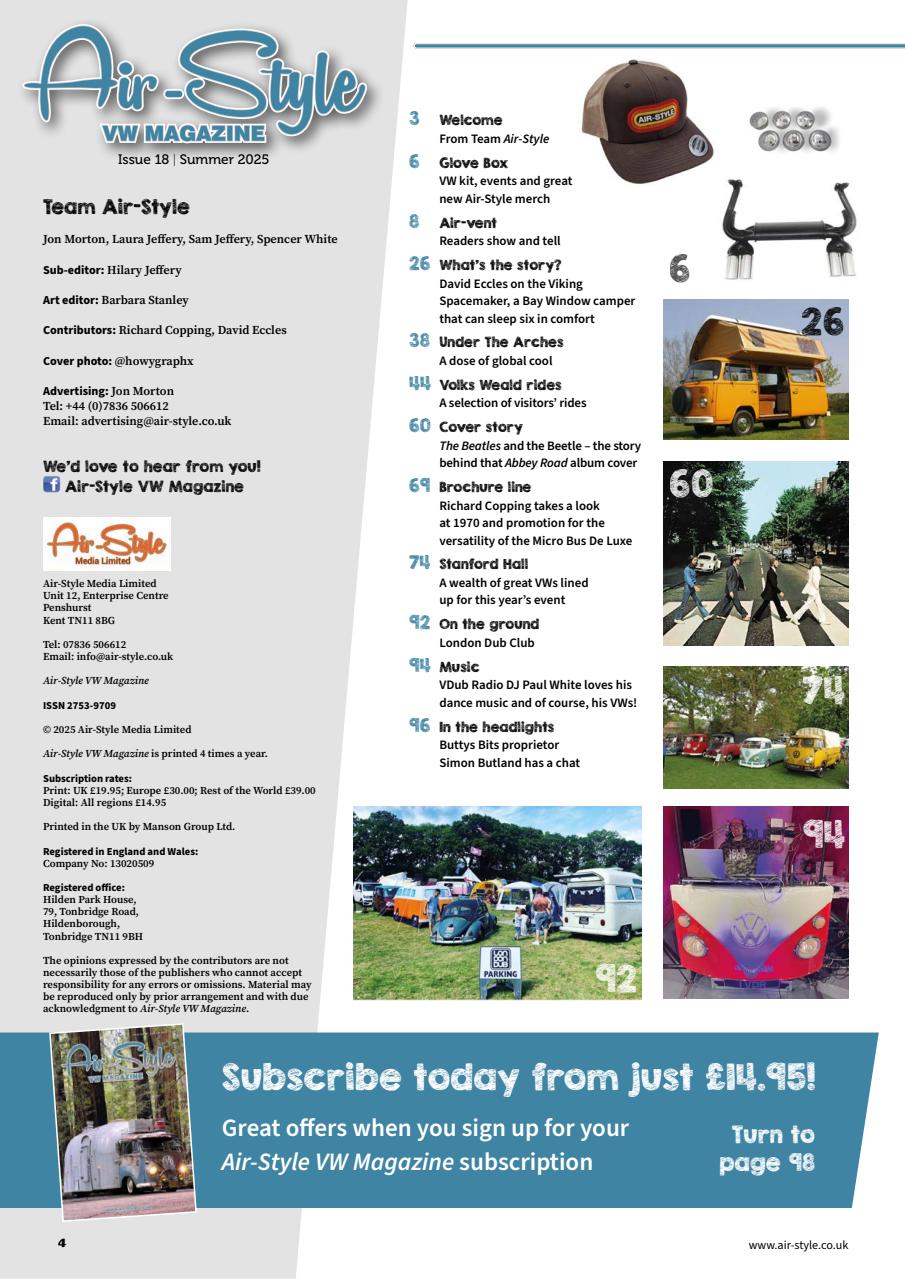Air-Style VW Magazine Preview Pages