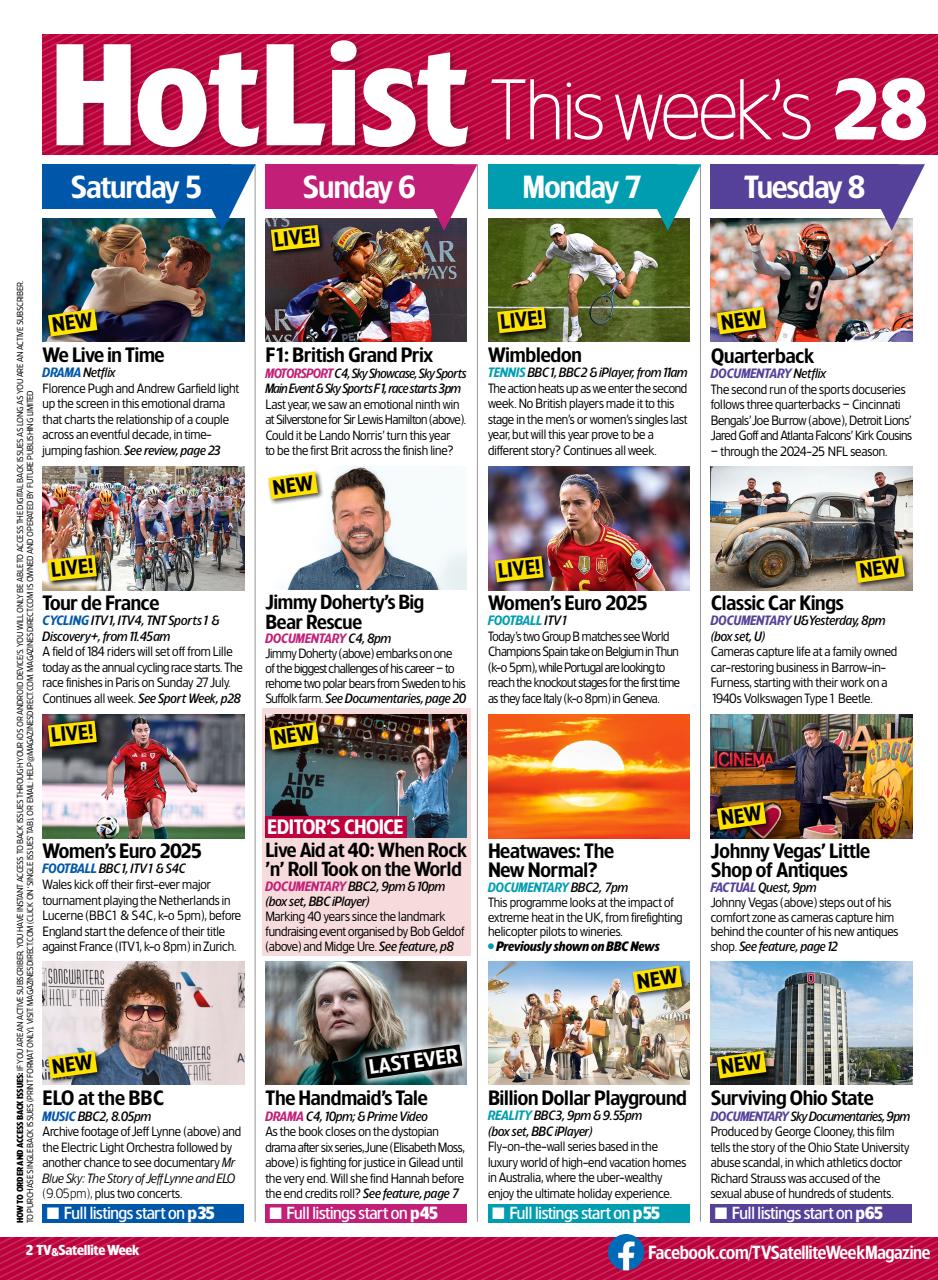 TV & Satellite Week Preview Pages