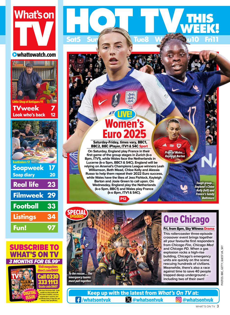 What's on TV Preview Pages