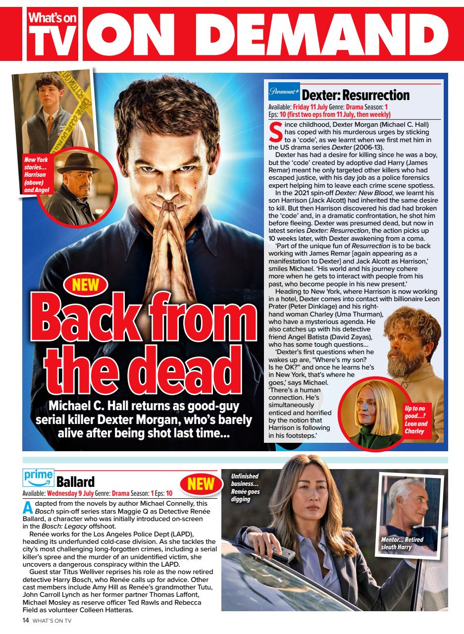 What's on TV Preview Pages