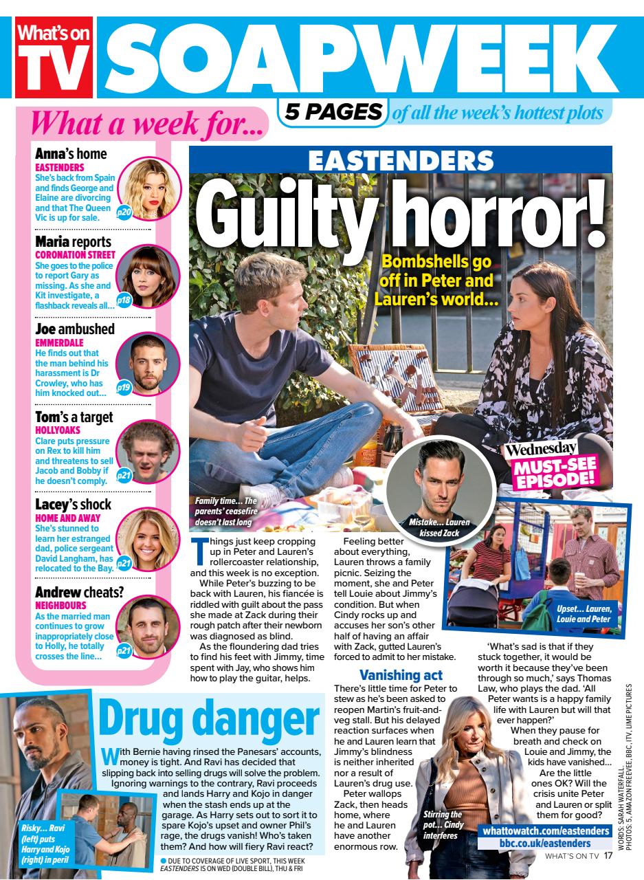 What's on TV Preview Pages