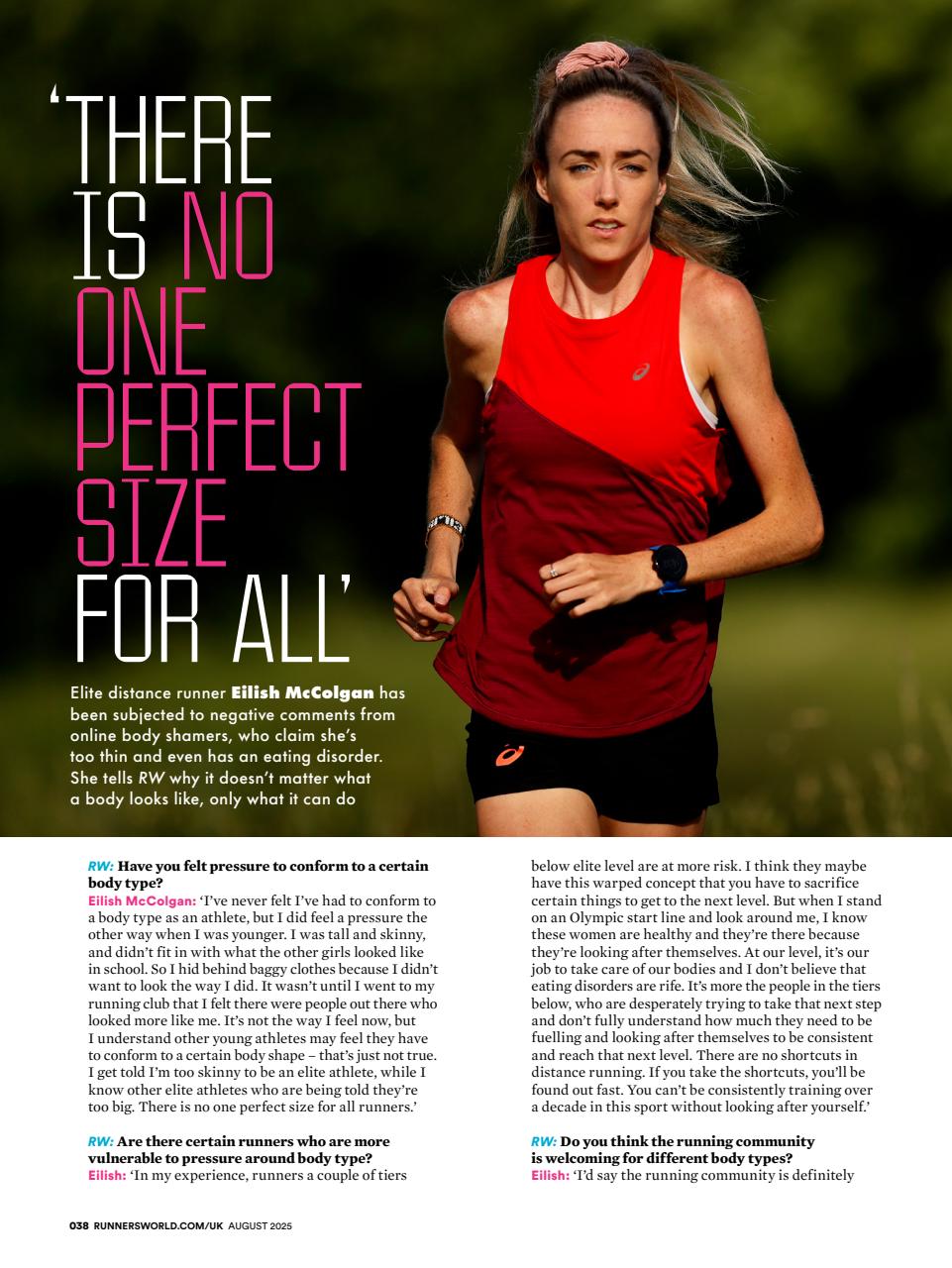 Runner's World Preview Pages