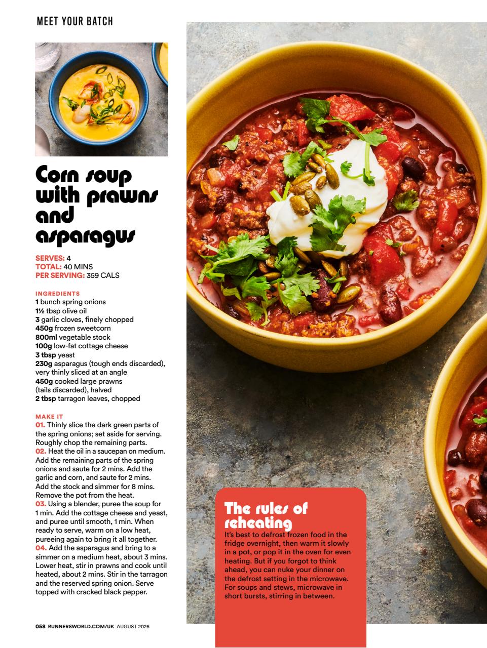 Runner's World Preview Pages