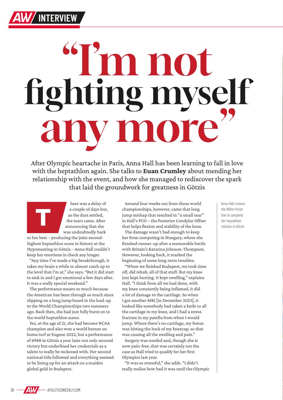 AW – Athletics Weekly Magazine Preview Pages