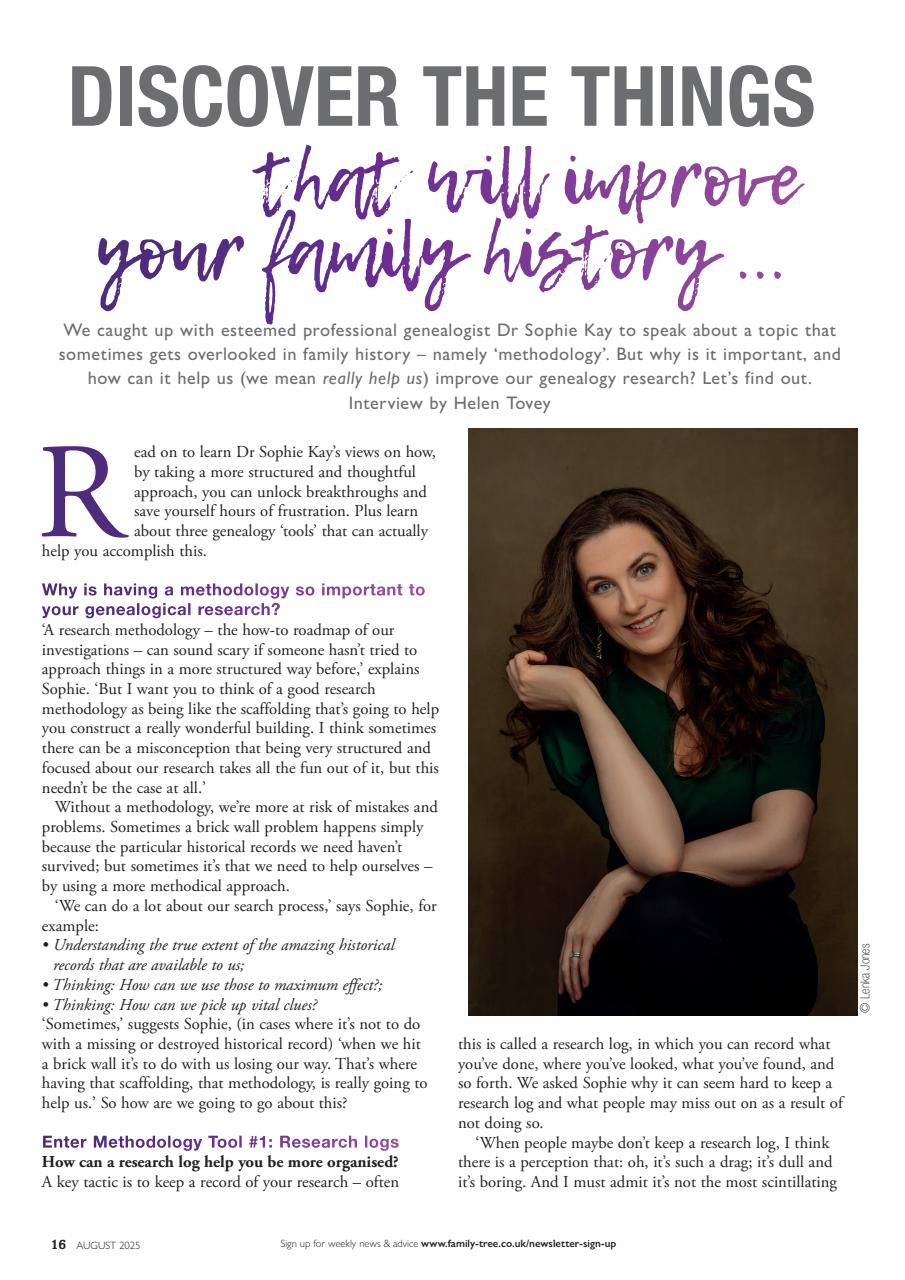 Family Tree Preview Pages