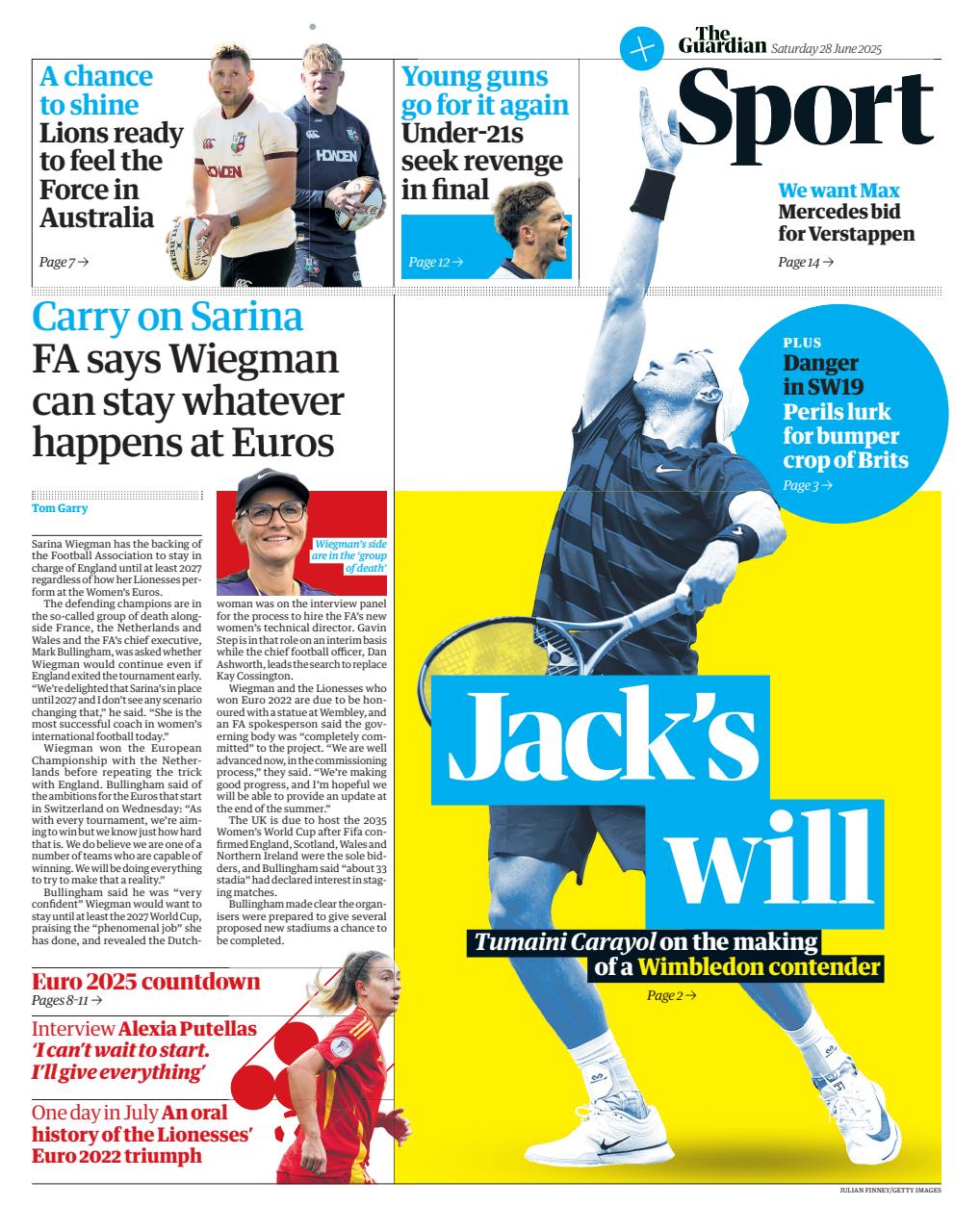 The Guardian Newspaper Preview Pages