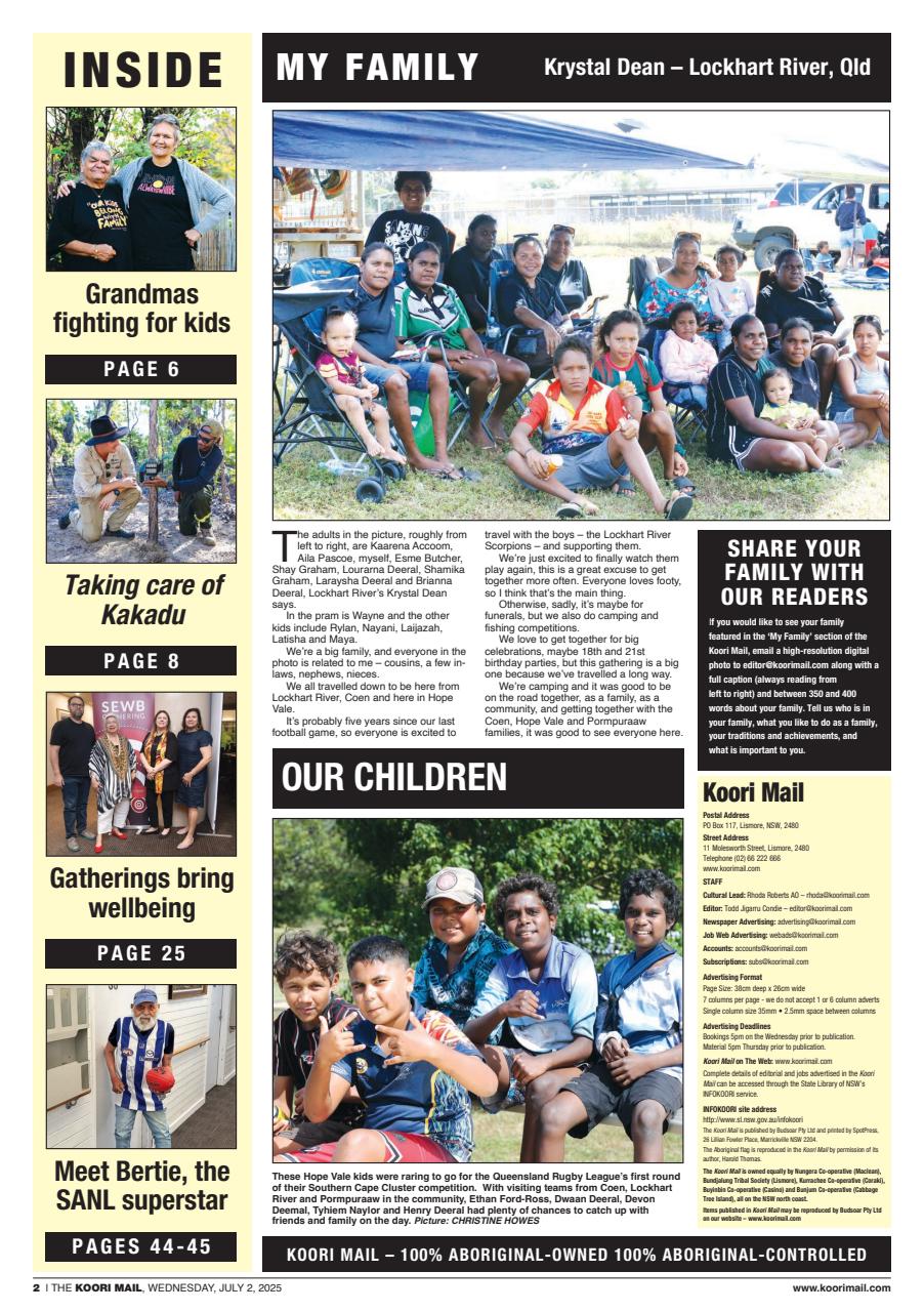 Koori Mail Preview Pages
