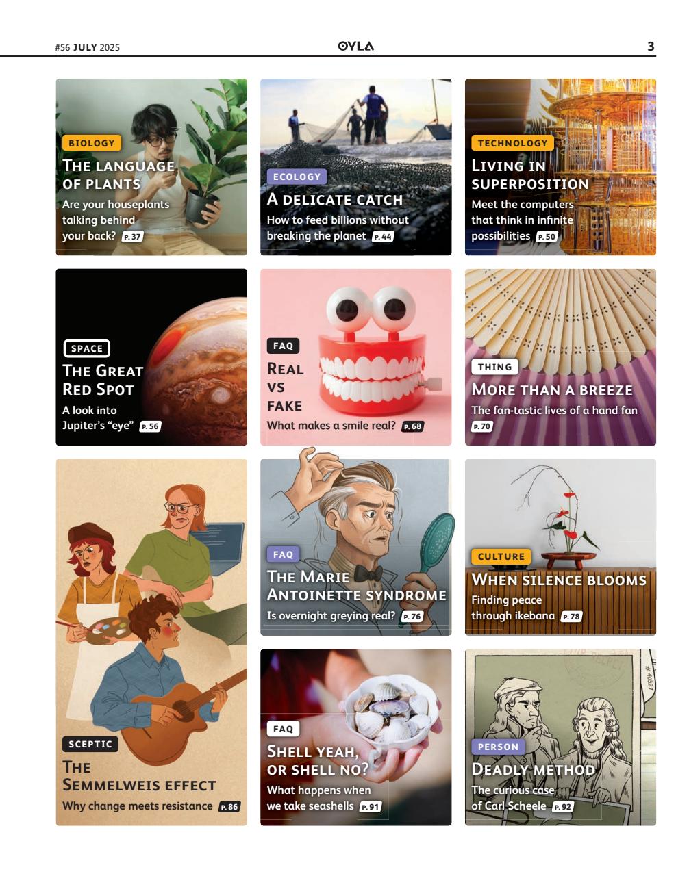 OYLA Magazine Preview Pages