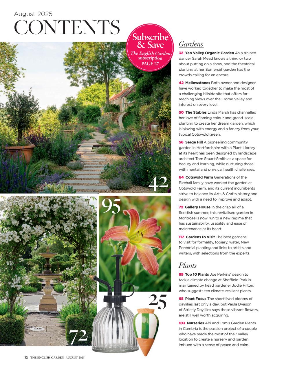 The English Garden Preview Pages