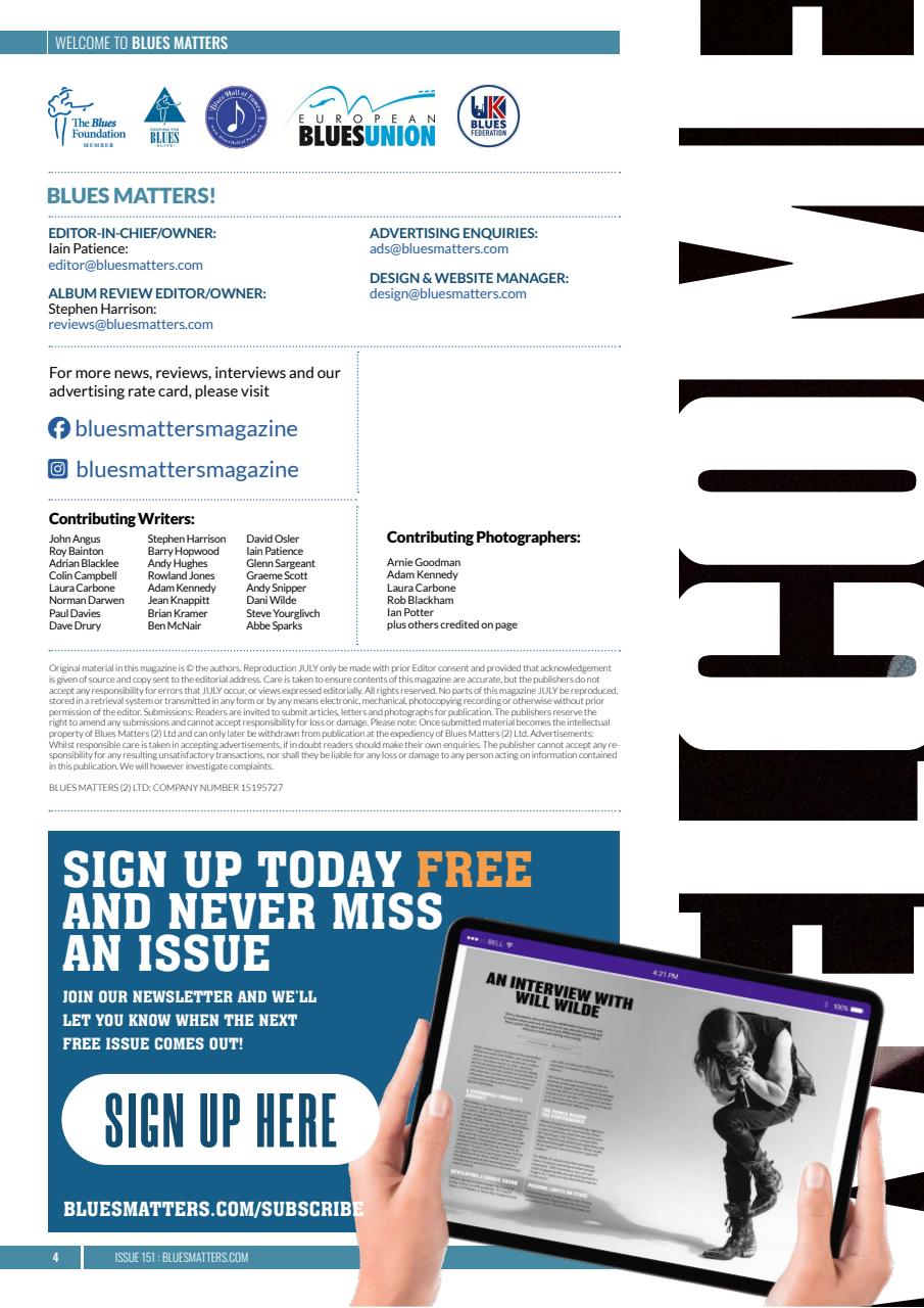 Blues Matters! Preview Pages