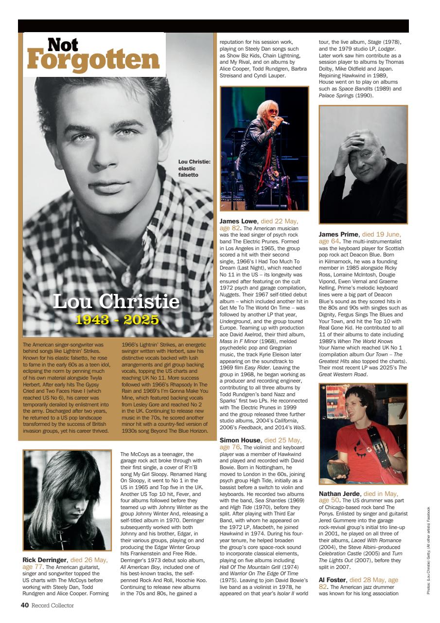 Record Collector Preview Pages