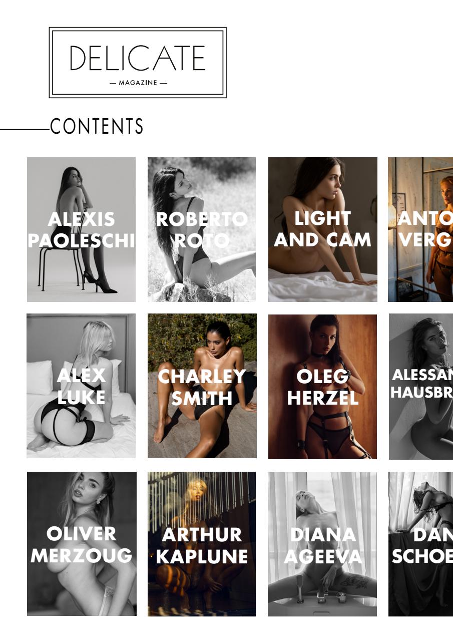 Delicate Magazine Preview Pages