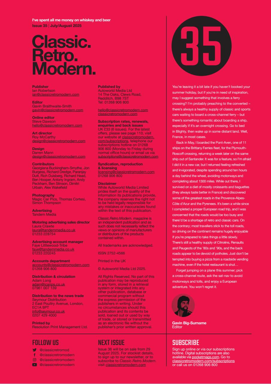 Classic Retro Modern Magazine Preview Pages